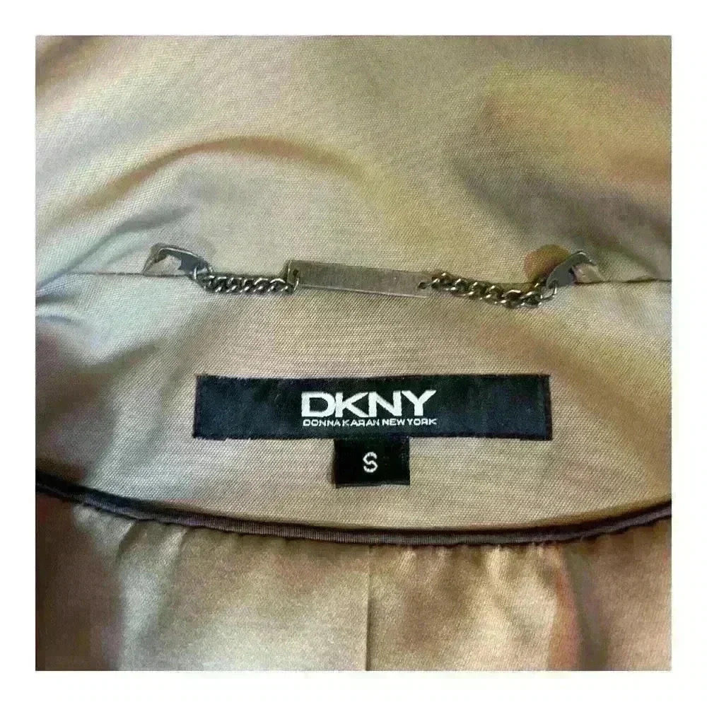 DKNY Donna Karan New York Size S Tan trench BEAUTIFUL coat - Picture 6 of 10